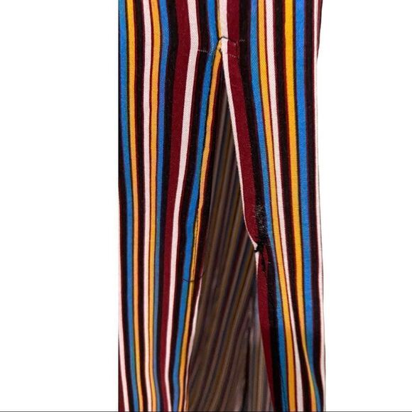 Band of Gypsies Multicolor Striped Side Slit Maxi Dress - Picture 7 of 14